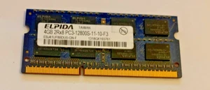 ELPIDA 4GB 2Rx8 PC3L-12800S-11-12-F3 1600 Mhz Memory Lenovo HP Acer - Picture 1 of 6