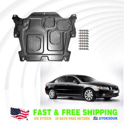 Front Skid Plate For Volvo S80 2012-2016 Impact Resistant Engine Guard Cover Foto 1 de 4