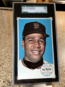 1964 Topps Giants #37, Juan Marichal, San Francisco Giants, SGC 60 EX 5 - Picture 1 of 3