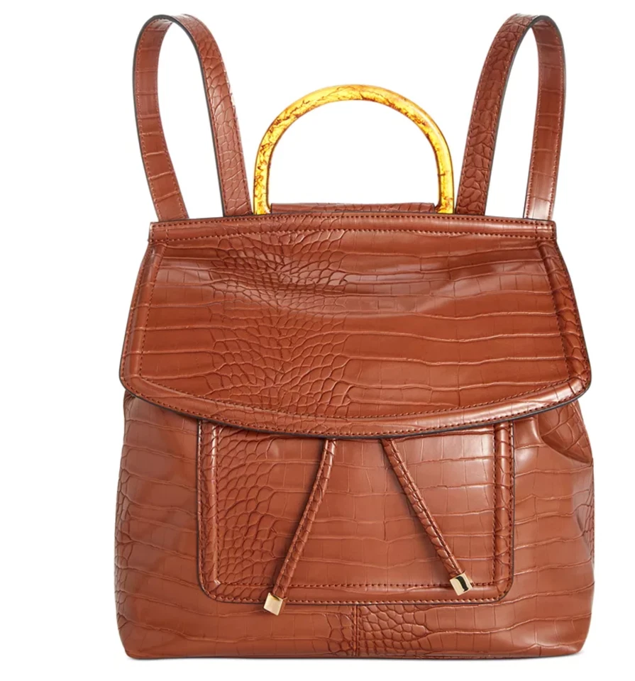 Inc International Concepts Daizzee Pecan Croco Backpack