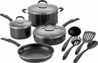 Cuisinart Nonstick Cookware Set - 11 Piece Set Black / Silver P5711bk New In Box