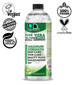 DD Aloe Vera Juice Max Maximum strength - No Preservatives - 100% Natural - Picture 1 of 26