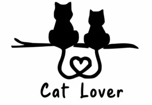 Cat Lover decal sticker Animal Lover Pets - Picture 1 of 5