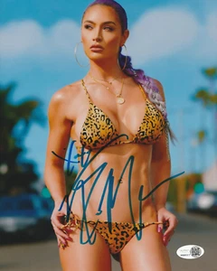 Eva Marie Autographed 8x10 NXT WWE Sexy Hot Bikini JSA Free Shipping I689 - Picture 1 of 1