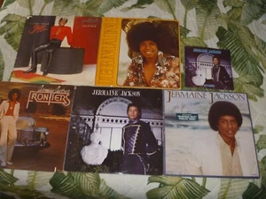 LOT 6 VINYL LP ALBUM JERMAINE JACKSON 45 RECORD RARE PIC SLEEVE VG+ LYRICS 70s - Picture 1 of 11