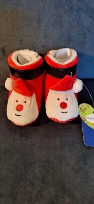 Christmas Boys, Girls Toddler Slippers Soft Slipper Size 6-12 mo. NOW $6.74 - Image 1 of 4