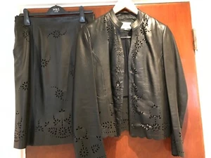 LEDER ZWEITEILIGER ANZUG - Bild 1 von 4