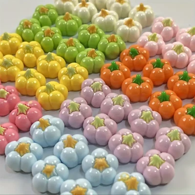 Dijes para zapatos de resina de calabaza de Halloween otoño 3D 8 piezas para cocodrilos o cordones para zapatos Foto 1 de 4