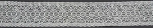 1&3/4" METALLIC SILBER GEFLOCHTEN GIMP STOFFBORTE 15 YARD - Bild 1 von 1