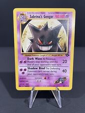 Pokémon Card Sabrina's Gengar Gym Challenge 29/132 WotC 2000 Non Holo Rare NM