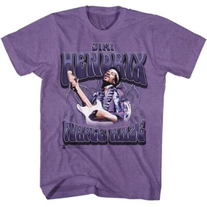 Jimi Hendrix Purple Haze Lightning Music Shirt - Picture 1 of 2