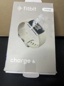 Fitbit Charge 6 Activity Tracker - Porcelain/Silver - Picture 1 of 15