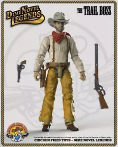 Dime Novel Legends 1:18 Maßstab (4") alte West Actionfigur Trail Boss - Bild 1 von 2