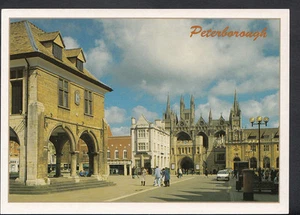 Cambridgeshire Postcard - Peterborough Guildhall & Cathedral Square. Used- B2966 - Picture 1 of 1