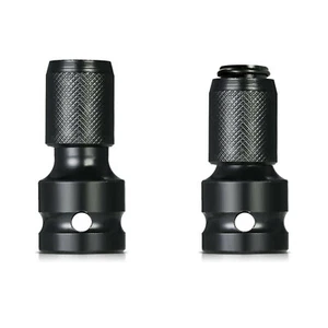 2Pcs/Set 1/2" Square Drive to 1/4" Hex Socket Adapter Converter Chuck Adapter A - Picture 1 of 11