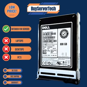 Disque dur serveur Dell 0HF06W 800 Go 12G SAS 2,5" SSD SFF MU Hot-Swap série R | NEUF - Photo 1/4