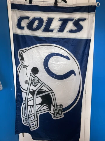 INDIANAPOLIS COLTS  Banner Flag SIZE 3’ X 5’ Cover