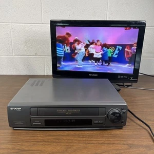 Sharp VC-A542U 4 Head VCR VHS Player Video Cassette Recorder - NO Remote - Picture 1 of 7