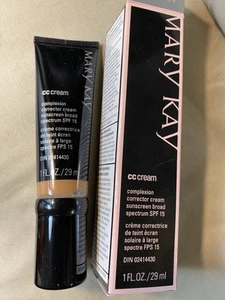 NIB Mary Kay CC Cream DEEP Sunscreen Broad Spectrum SPF 15, FULL SIZE, Exp 02/27 - Picture 1 of 3