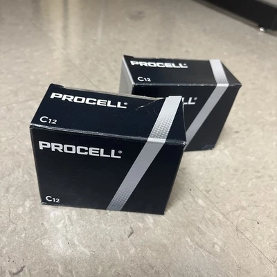 24 Duracell Procell C Constant Alkaline Batteries (2 cartons of 12 each)  - Image 1 of 2
