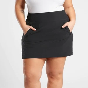 Athleta Brooklyn Skort 16” size 22 in Black - Picture 1 of 9