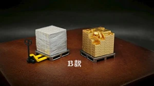 miniature 1/64 Premium Safe Miniature Gold Bullion & Dollar Props GTA6 diorama - Picture 1 of 14
