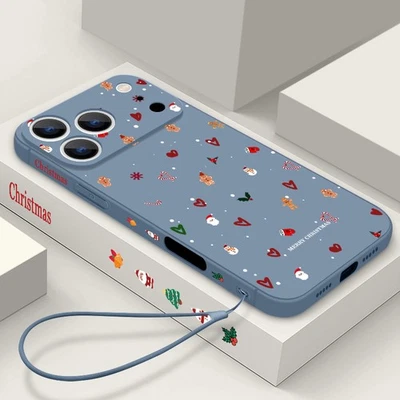 Cute Heart TPU Lanyard Case For iPhone 17 Pro Max Air 16 15 14 13 12 11 Cover - Image 1 of 4