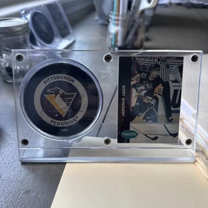 Jaromir Jagr Pittsburgh Penguins Signed Hockey Puck JSA COA - Picture 1 of 7