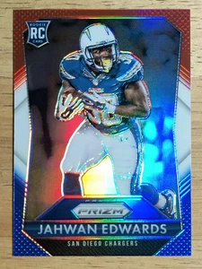 2015 Panini Prizm Prizms Rosso Bianco e Blu #290 Jahwan Edwards - Foto 1 di 2