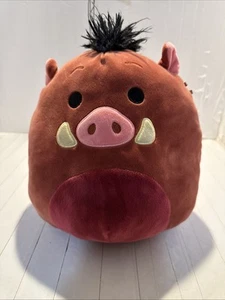 Disney’s The Lion King PUMBA Original Squishmallows 10” Brown Warthog (2022) - Picture 1 of 19