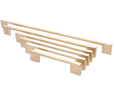 Möbelgriffe BA 128 - 320mm Küchengriffe goldfarbig matt Türgriffe messing *8013 - Bild 1 von 4