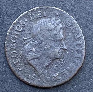 1723 Woods Half Penny Ireland George I Copper Irish Hibernia Coin Lot G37 - Picture 1 of 2
