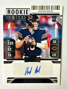 2024 Panini Contenders Austin Reed AUTO RC Bears Rookie Ticket! - Picture 1 of 3