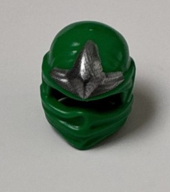 Lego Ninjago GREEN NINJA MINIFIG HELMET - Lloyd ZX Minifigure Head Wrap 9450 NEW