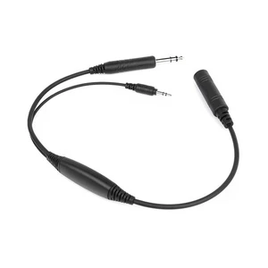 Auriculares de aviación Grabación de audio Adaptador de 3,5 mm - Grabadora de audio piloto en línea... - Imagen 1 de 3