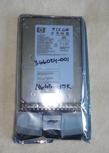 366024-001 Hewlett-Packard 146gb 15000rpm Fibre Channel Hard Drive NEW sealed - Picture 1 of 2