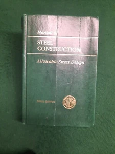 Manual Of Steel Construction Allowable Stress Designs Ninth 9th Edition AISC - Picture 1 of 7