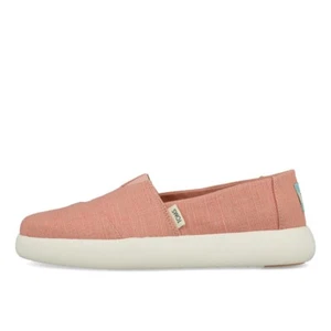Scarpe pantofole Toms Womens Alpargata Mallow donna polverose rosa patrimonio tela - Foto 1 di 48