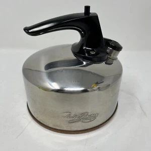 Vintage 1801 Revere Ware Korea A 94-C Copper Bottom Tea Kettle 2Qt - Picture 1 of 8