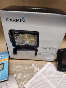 Garmin nüvi 765T Automotive GPS w/All Original Parts Tested & Works Great! - Picture 1 of 12