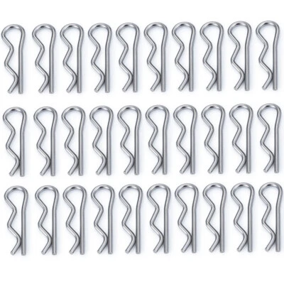 FLYXM 30/50PCS Body Clips Shell R Pin for RC 1:5 1:8 1:14 1:18 1:24 Buggy Car - Image 1 of 4