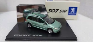 Peugeot 307 SW Restyling 2005 Light Green Met. 1:43 Norev EXTREMELY RARE!! - Picture 1 of 11