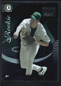 ERIK HILJUS 2001 DONRUSS SIGNATURE #294 RC ROOKIE ATHLETICS SP #640/800