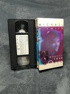 Vintage Michael W Smith Live Christian Change Your World Tour VHS Cassette Tape - Picture 1 of 2