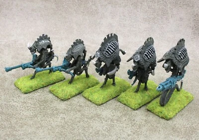28mm Sci Fi Kryomek ALIEN WARRIORS x5 Well Painted £60 at Scotia Grendel 27102 - Image 1 of 3