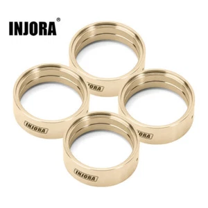 Anillos de bloqueo de cuentas interiores de peso de latón INJORA aptos para llanta de rueda de 1,3" para coche de radiocontrol de 1/18 1/24 - Imagen 1 de 9