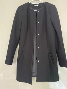 Damen Mantel "Jacqueline de Yong" Gr.XS in schwarz, getragen, Länge 78cm - Bild 1 von 5
