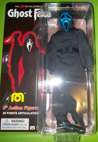 MEGO HORROR series Scream GHOST Face special edition BLUE face MOC Cover