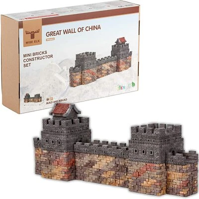 Wise Elk 70484 - Grande Muraille Chinoise - Mini Bricks Constructor Set