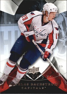 2008-09 Upper Deck Trilogy Capitals Hockey Card #63 Nicklas Backstrom